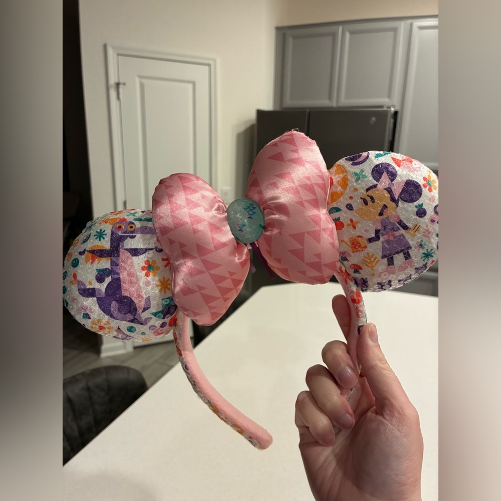 SOLD Disney Parks EPCOT Flower & Garden Festival Mosaic Ears Figment Minnie Ears